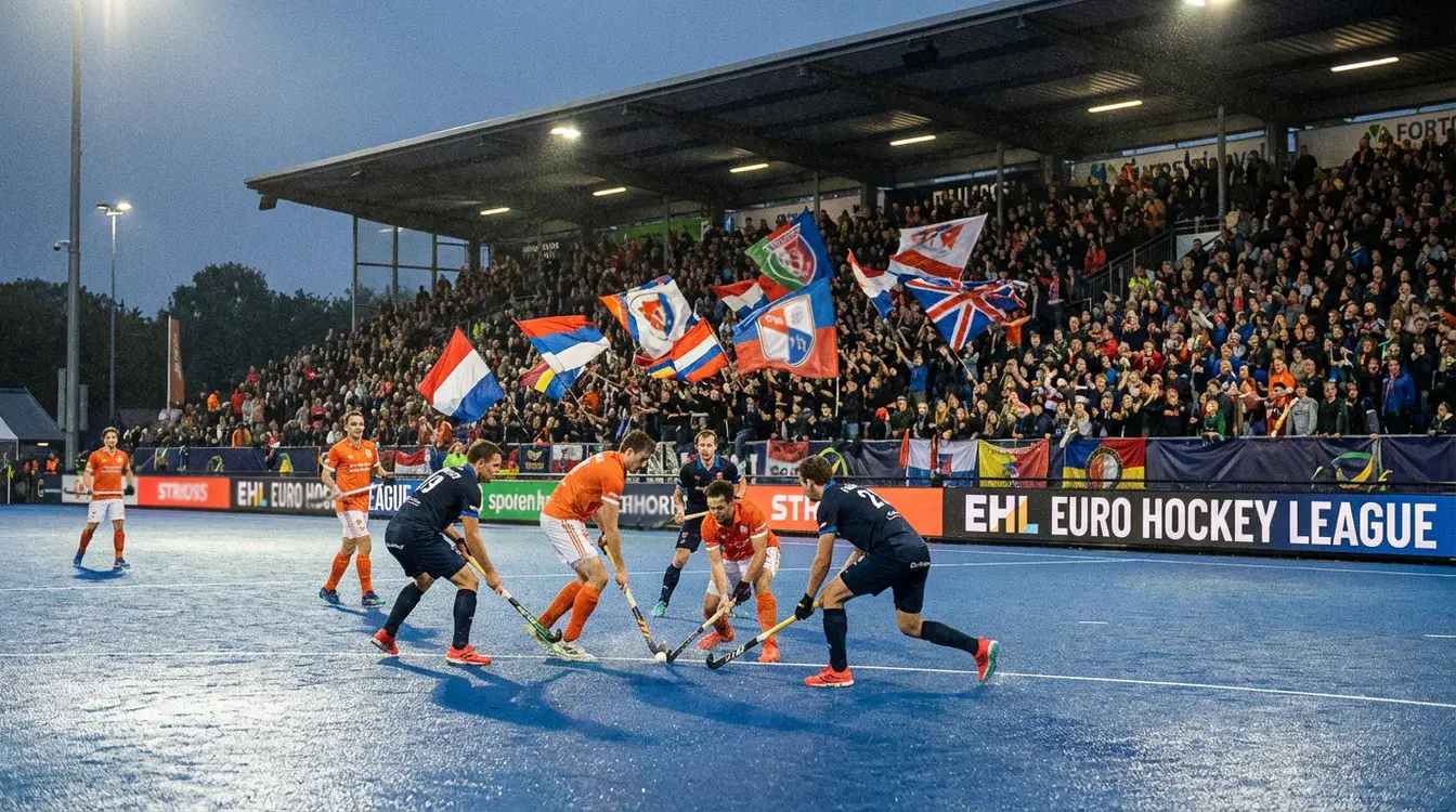 Euro Hockey League finale met Europese topclubs op het veld