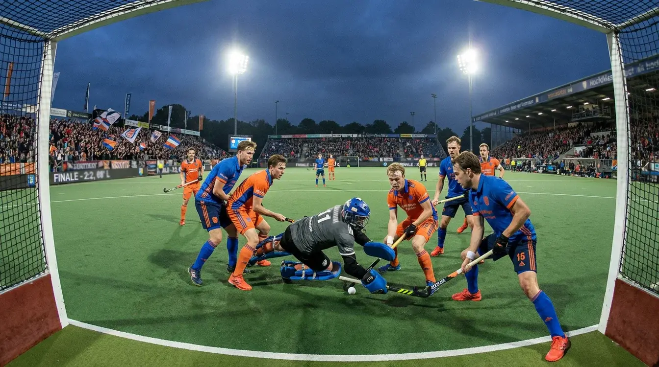 Beslissende play-off wedstrijd in de Hoofdklasse hockey