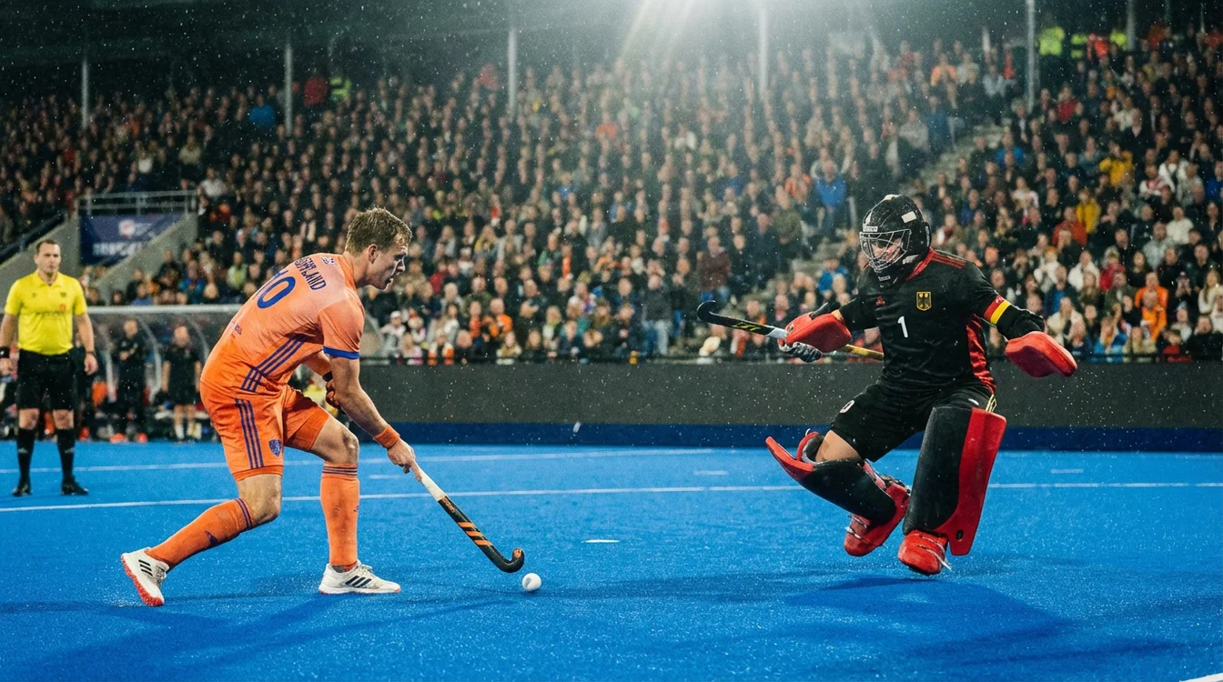 Spannende shoot-out situatie tussen Nederland en Duitsland