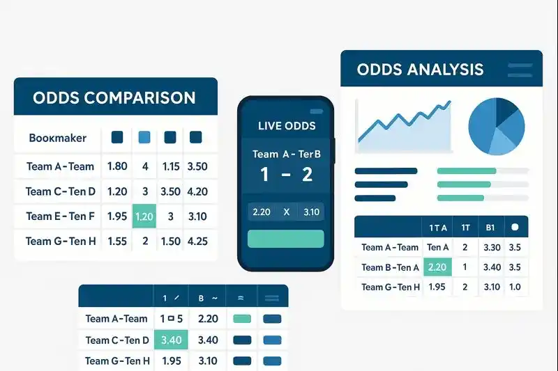 Tools voor odds vergelijking met spreadsheets, vergelijkingssites en mobiele apps